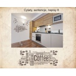  Napis na ścianę, naklejka - Caffe, mocca... -  8