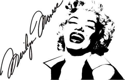  Naklejka na ścianę - Marilyn Monroe 1