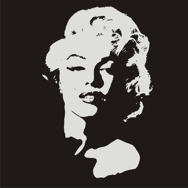 Naklejka na ścianę - Marilyn Monroe 3