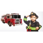  Naklejka dla dzieci - Straż pożarna, wóz strażacki - Pojazdy 69